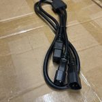 3ft C19 to 2C14 Power Cable 14AWG 15A 240V (Black)