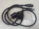 6ft 2xC13 to L7-20 Power Cable 12AWG 20A 277V Black