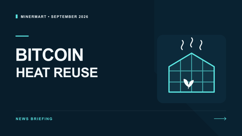 MinerMart news briefing: Bitcoin mining heat reuse, illustrated greenhouse