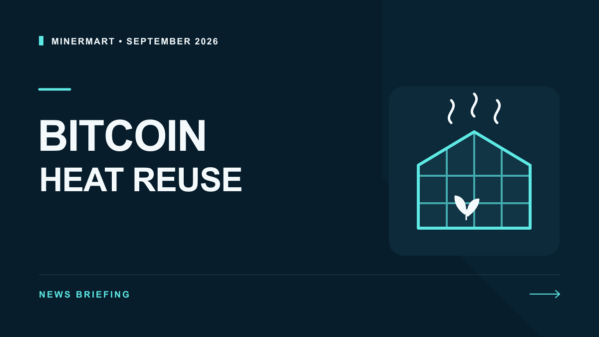 MinerMart news briefing: Bitcoin mining heat reuse, illustrated greenhouse